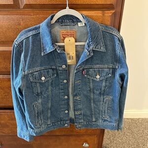 Levi's Medium Blue Ex-Boyfriend Trucker Jacket